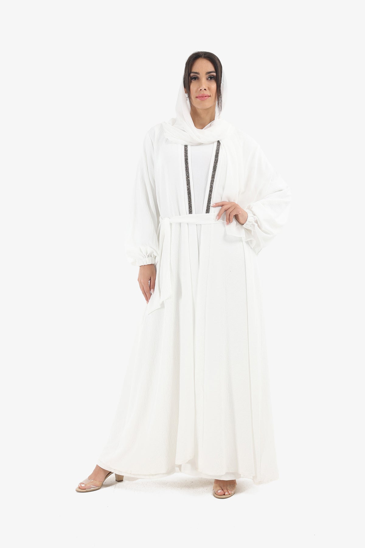 Elasticated Long Sleeves Abaya