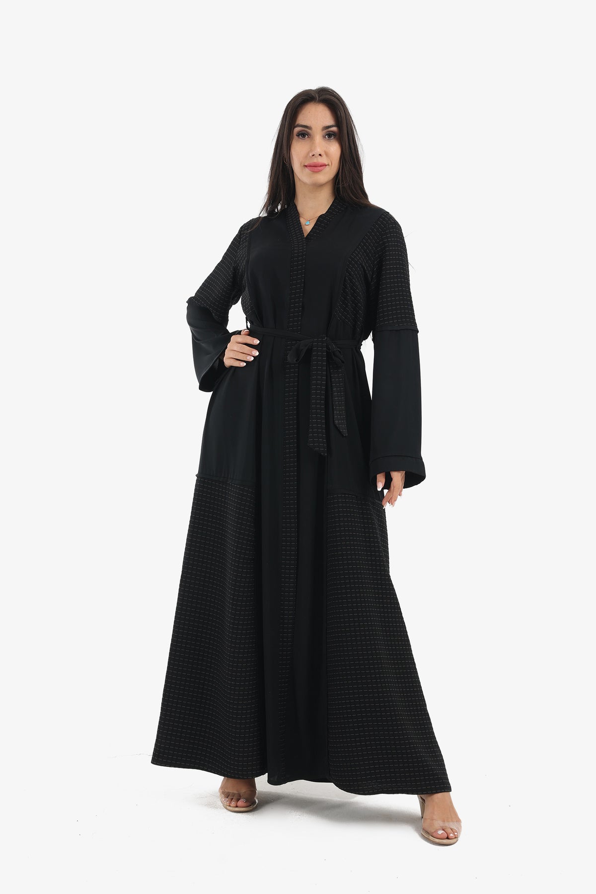 A-Line Embroidered Abaya