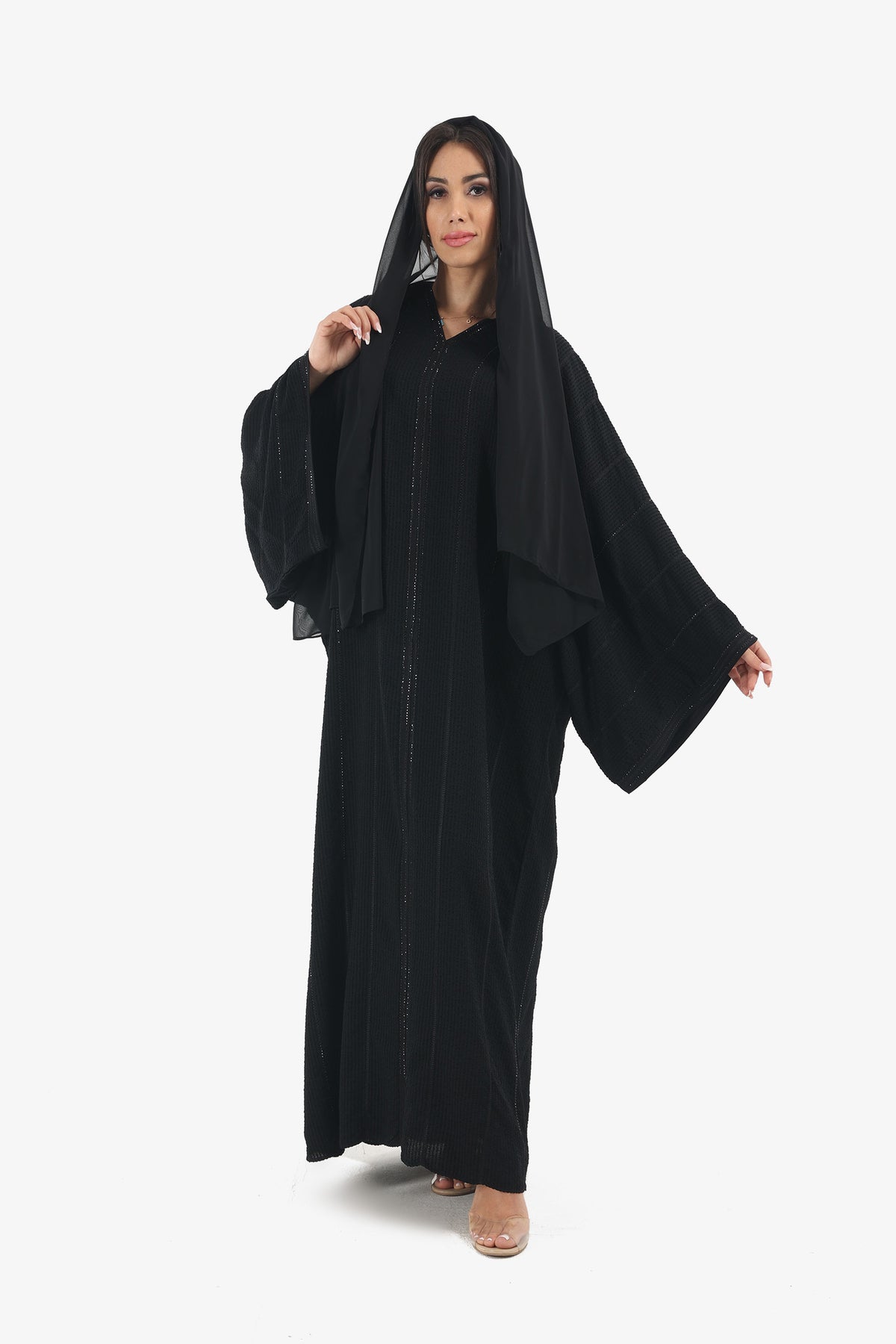 Wide Long Sleeves Oversized Abaya