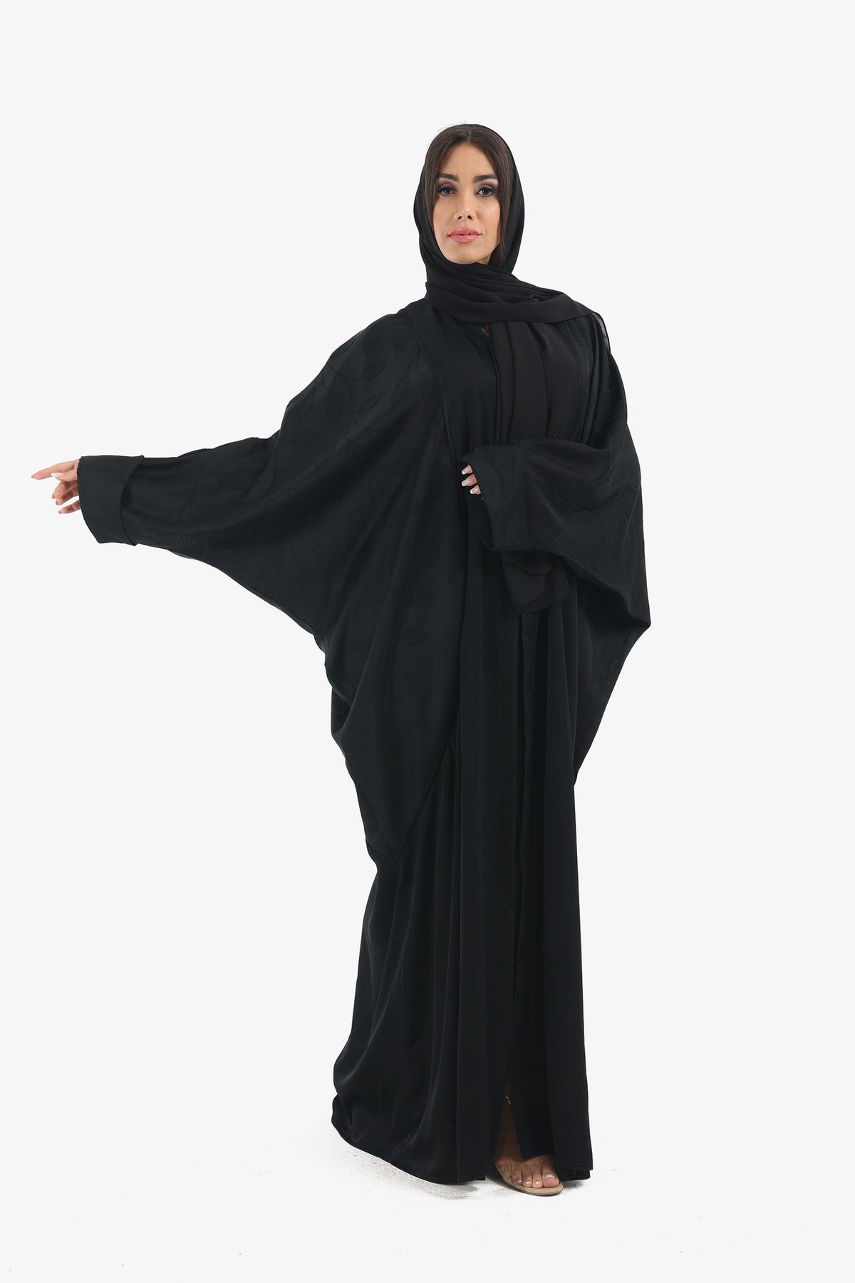 Batwing Sleeves Oversized Abaya