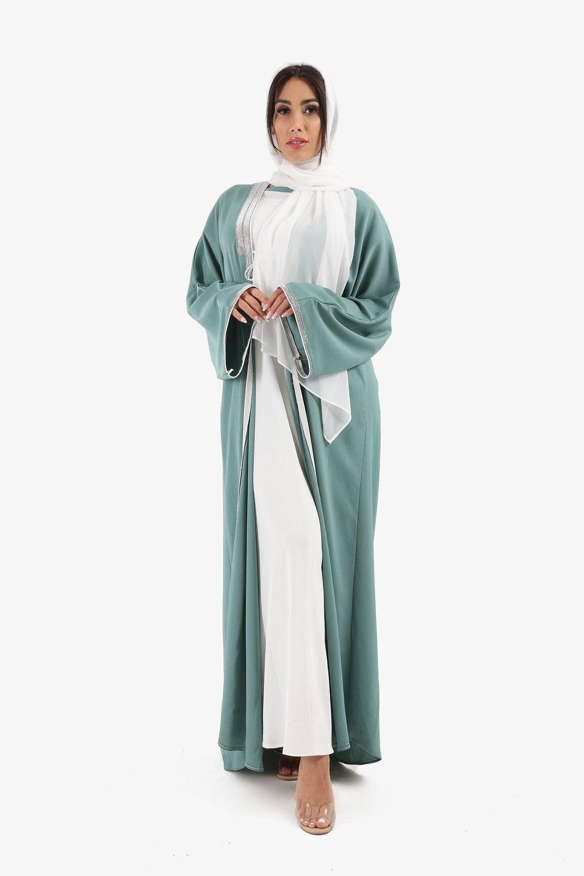 Tri-tone Abaya