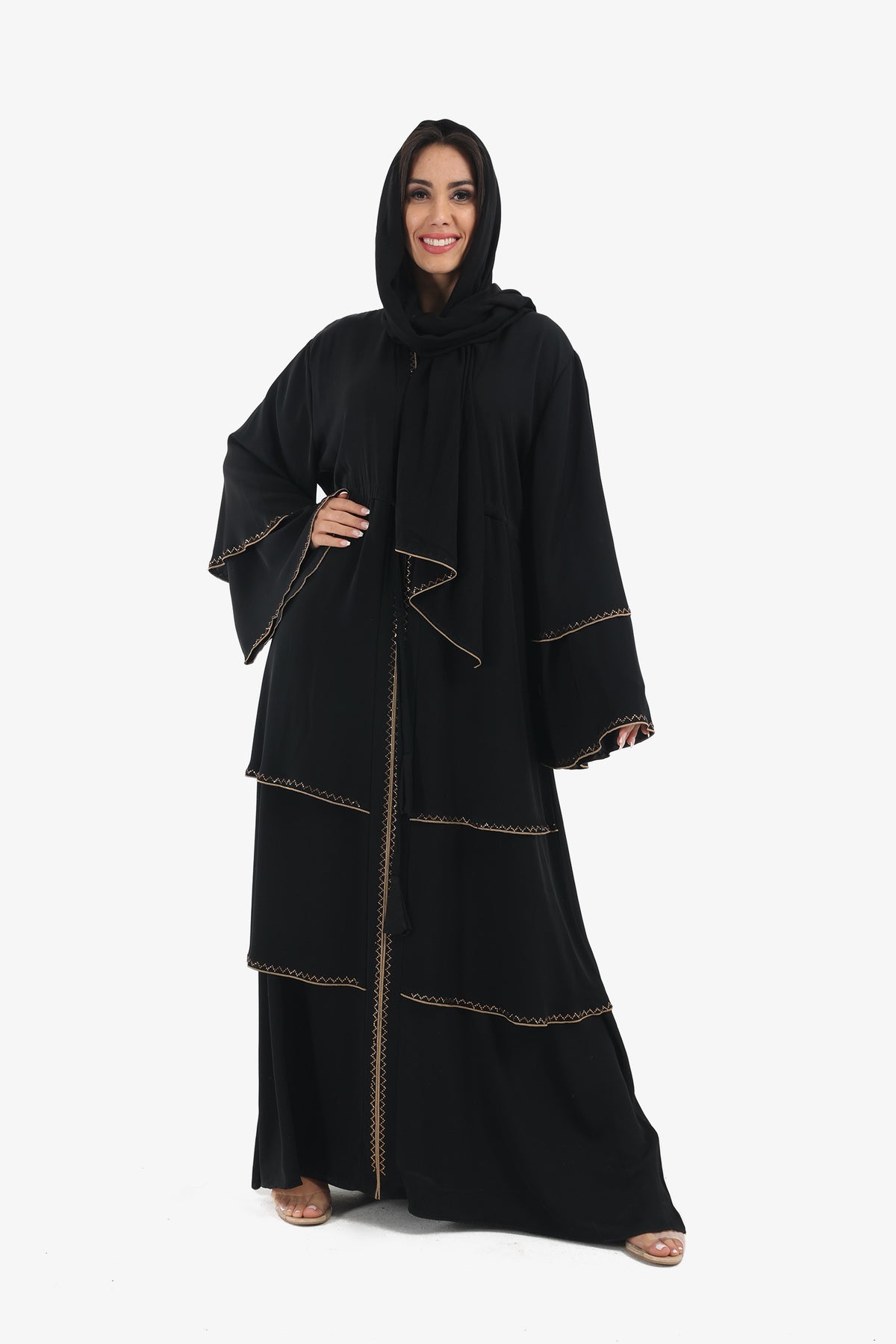 Frill Details Abaya