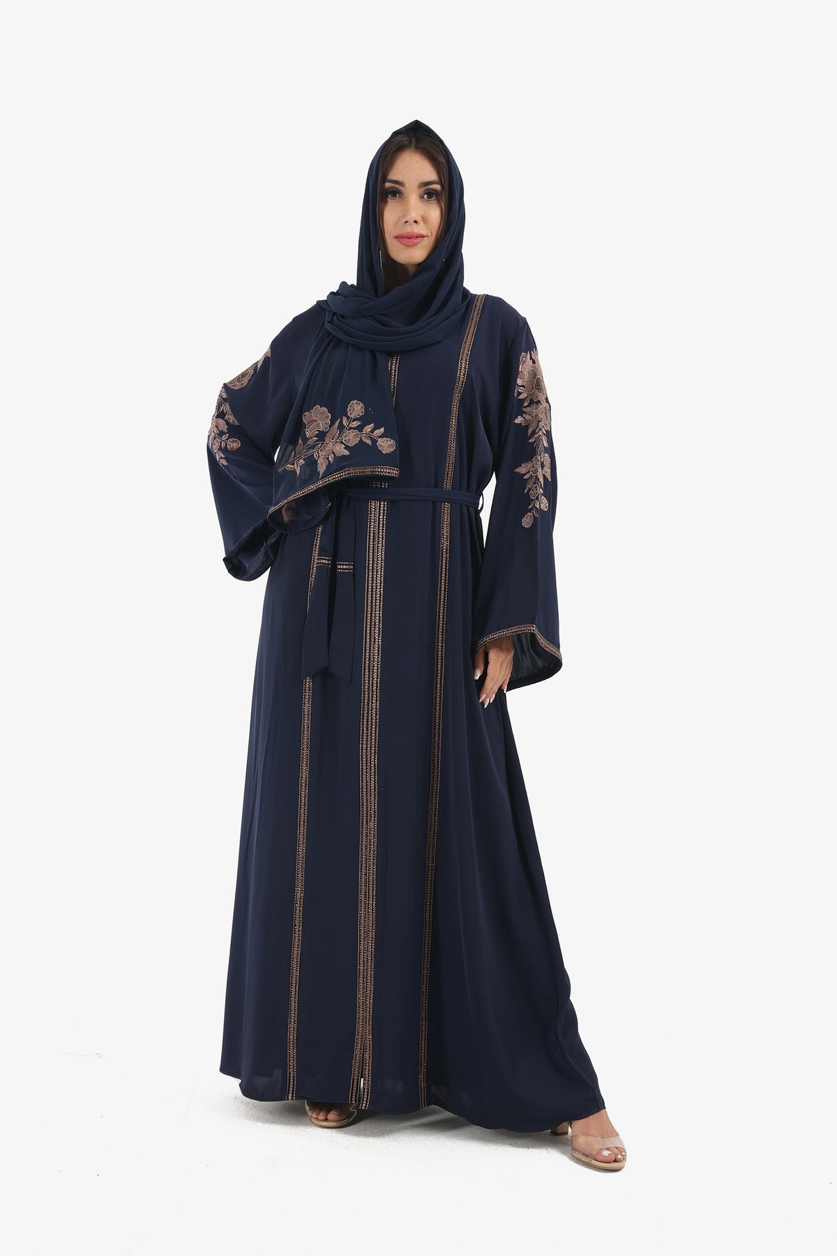 Floral Embroidered  Abaya