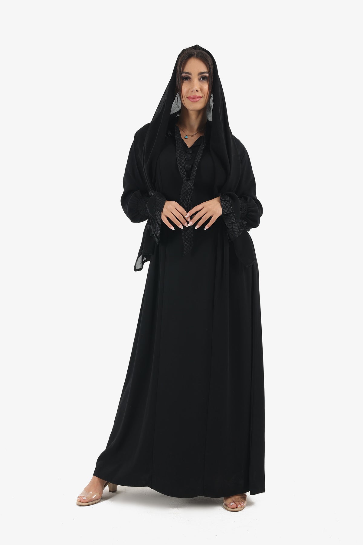 Neck Tie Abaya