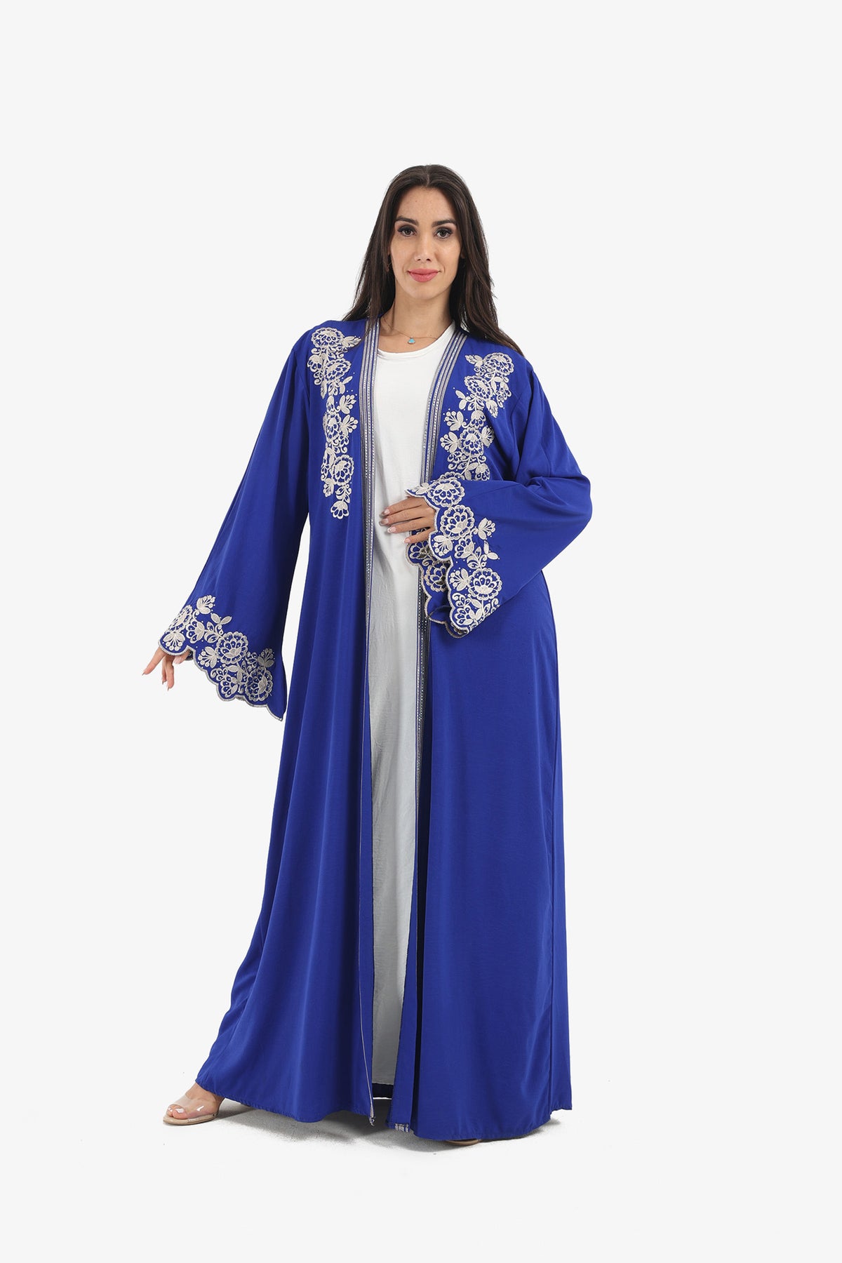 Embroidered Floral Abaya